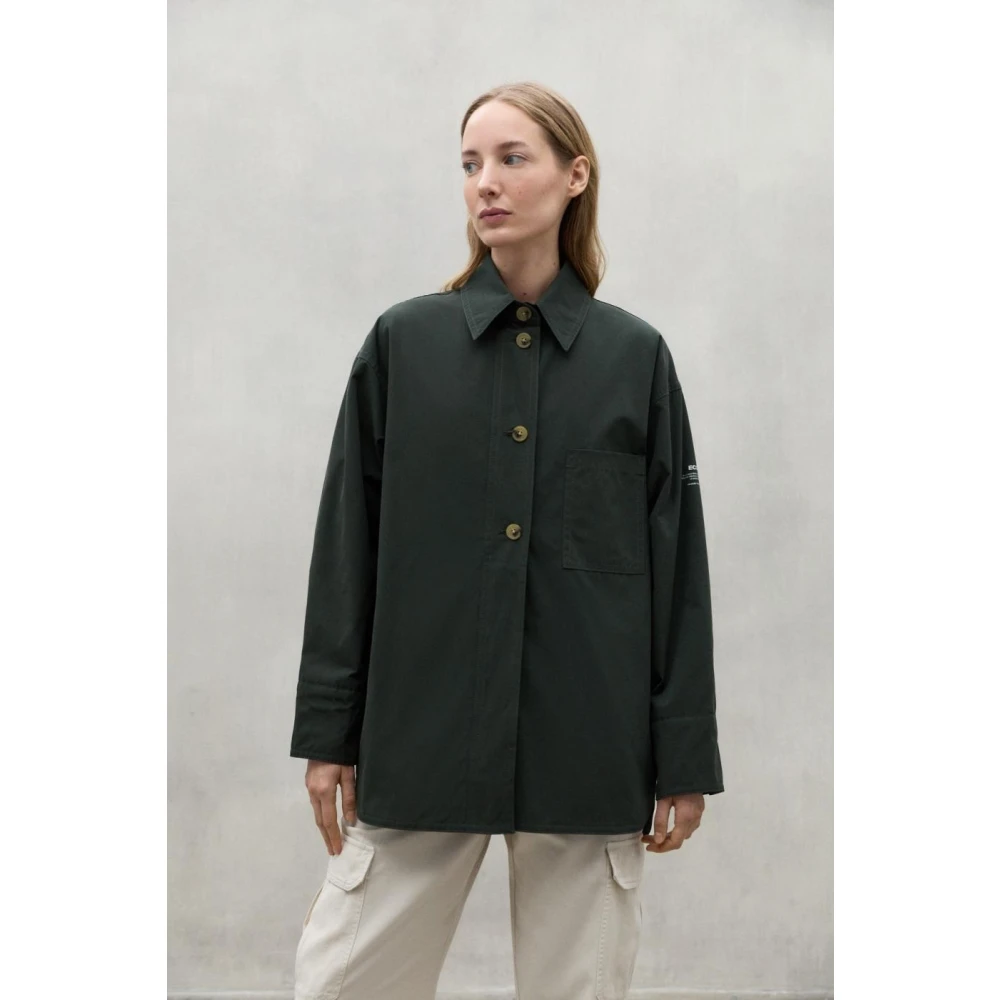 Ecoalf Groene Digi Parka Jas Green Dames