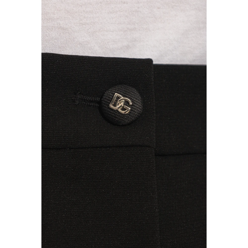 Dolce & Gabbana Plooi-front broek Black Dames