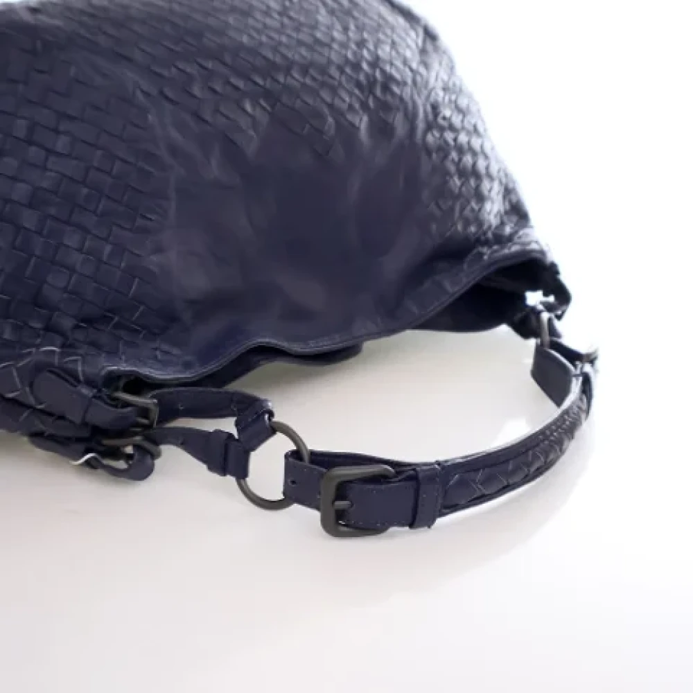 Bottega Veneta Vintage Pre-owned Leather handbags Blue Dames