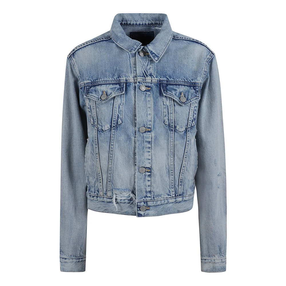 Ralph Lauren Trucked Jacket Blue Dames