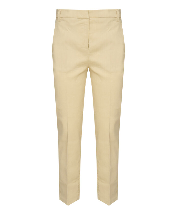 pantalon-slim-fit-jaune-beurre