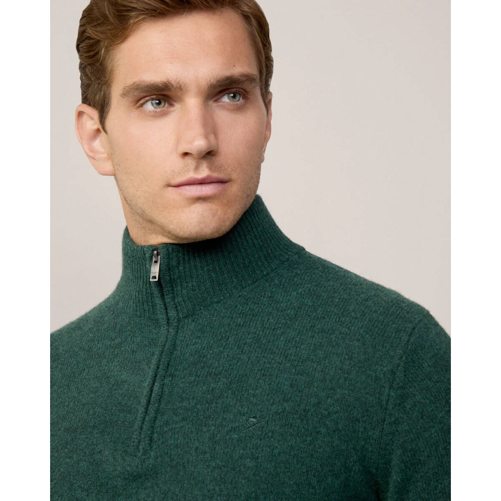 Hackett Stijlvolle Pullover Sweater Green Heren
