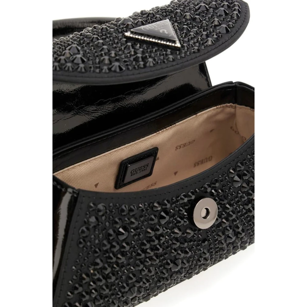 Guess Zwarte Strass Handtas Handmodel Black Dames