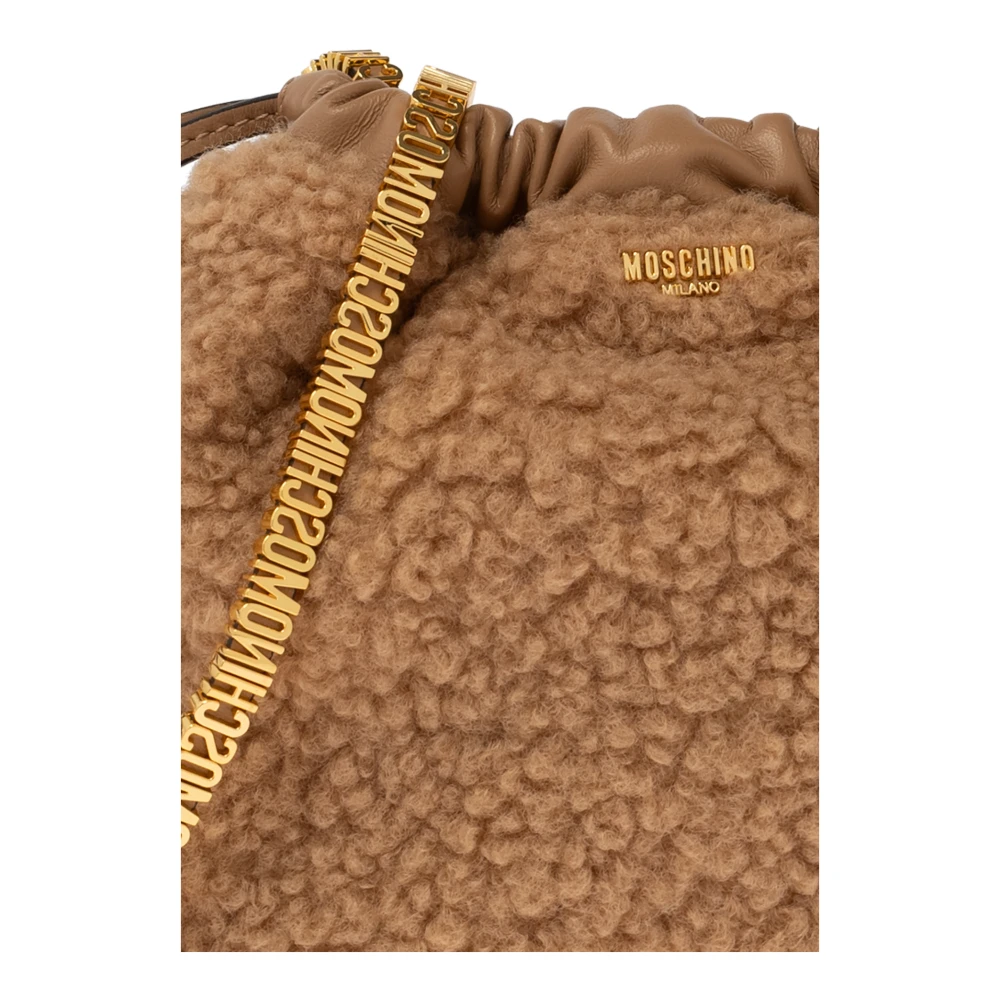 Moschino Schoudertas Brown Dames