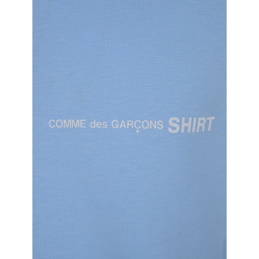 Comme des Garçons Gebreid T-shirt voor mannen Blue Heren