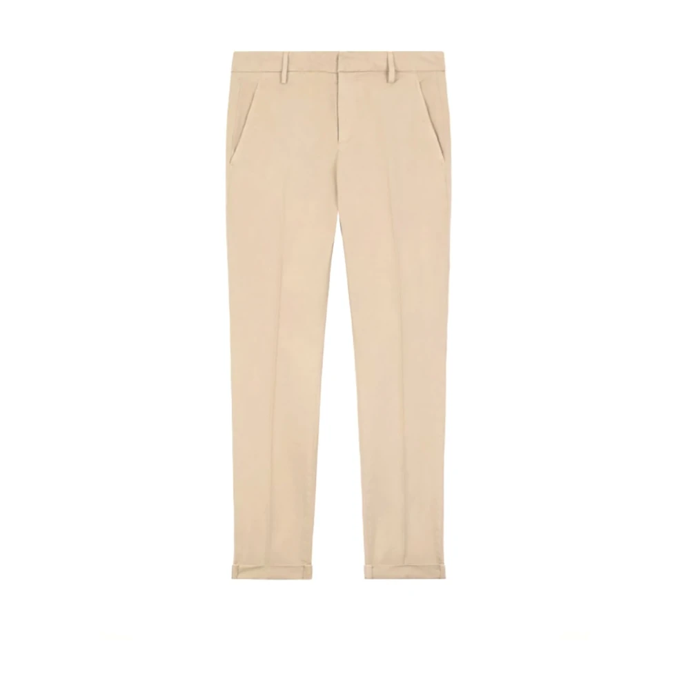 Dondup Men's Beige Chinos, W28, Gaubert Slim Chino Trousers