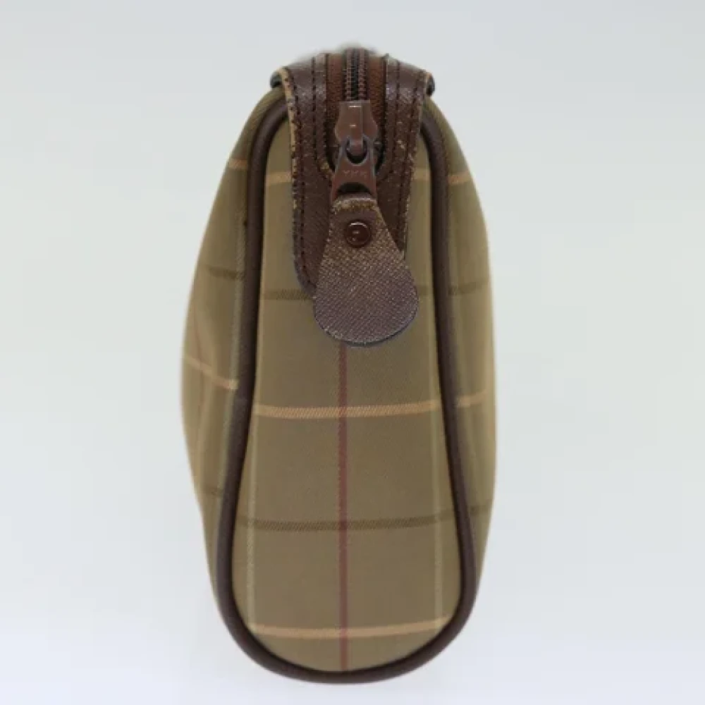 Burberry Vintage Pre-owned Canvas clutches Brown Dames