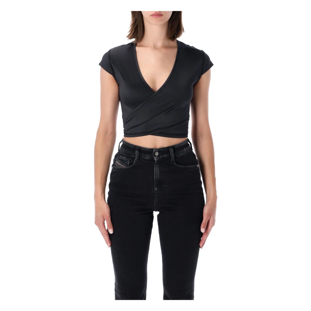 Diesel Donna Nero Top, M, New,