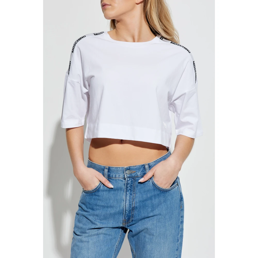 Moschino T-shirt uit de ondergoedcollectie White Dames