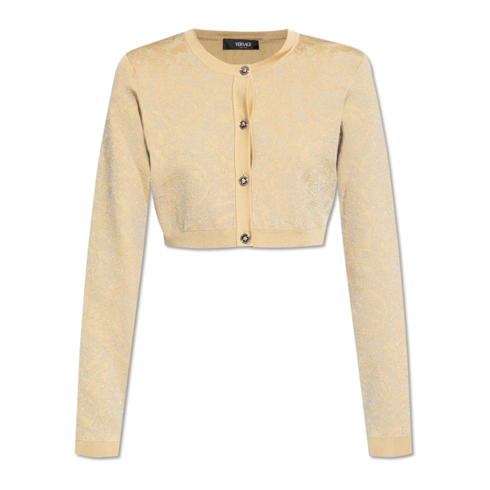 Versace , Damen, Strickwaren, Beige, S 