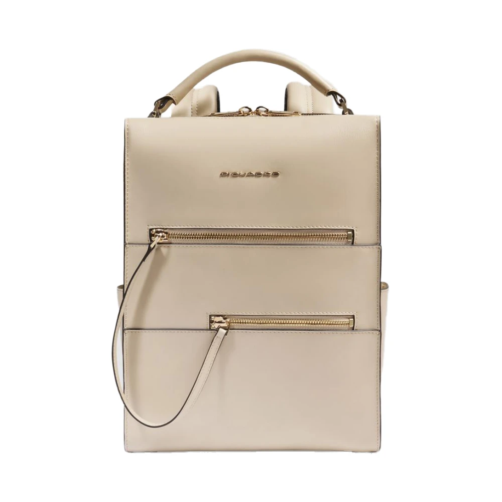 Piquadro Beige W140 Ipad Ryggsäck