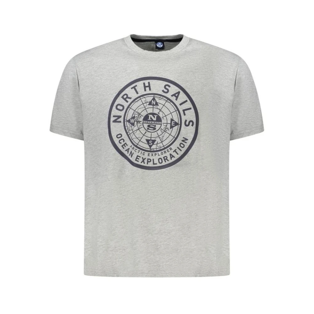 North Sails Men's Gray Graphic Ocean Explorer Tee