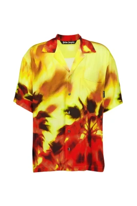Flames Bowling Skjorta
