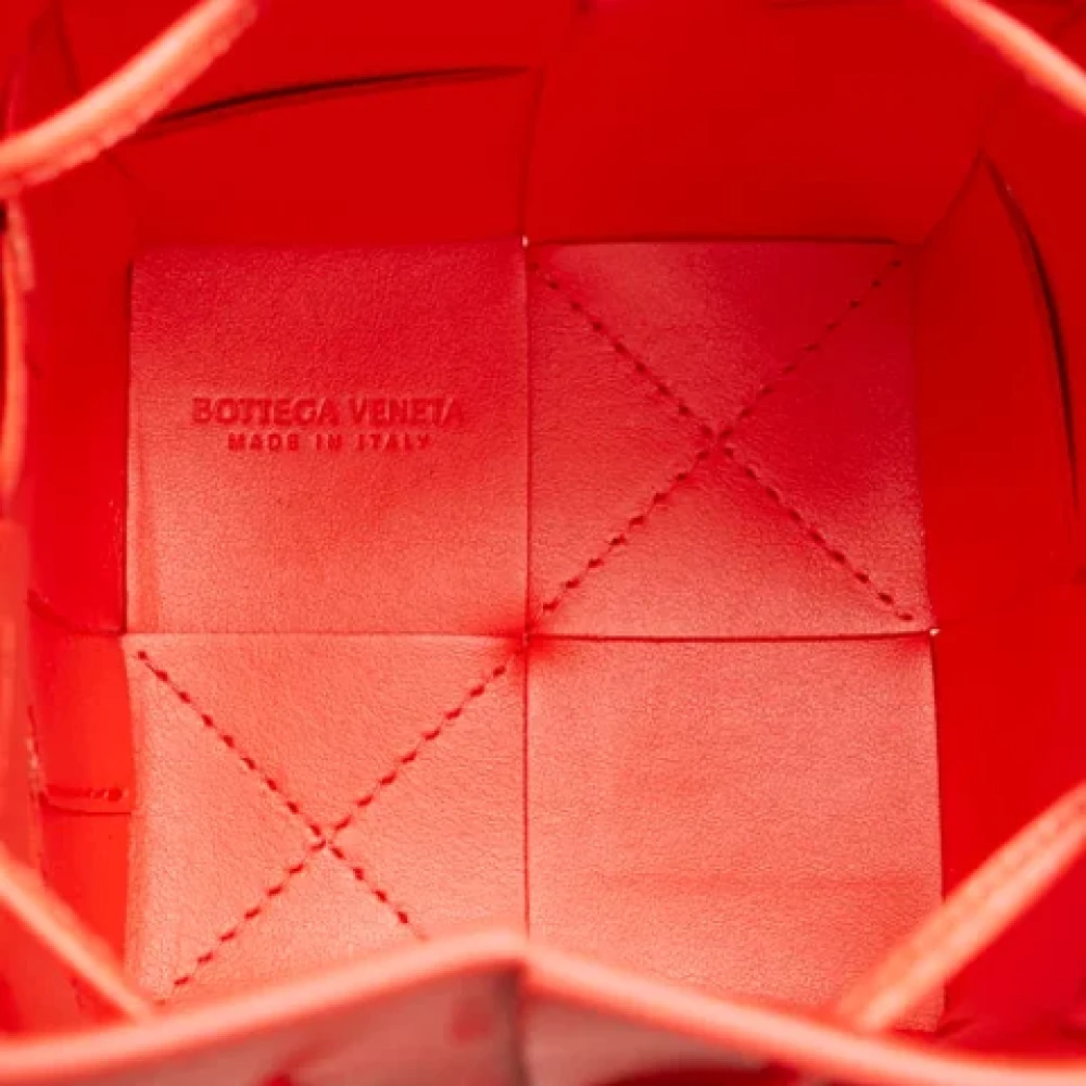 Bottega Veneta Vintage Pre-owned Leather handbags Red Dames