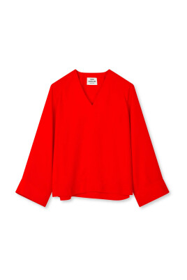 elegante-light-crepe-blouse-fiery-red