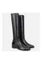 black-leather-boots-with-elasticated-leg