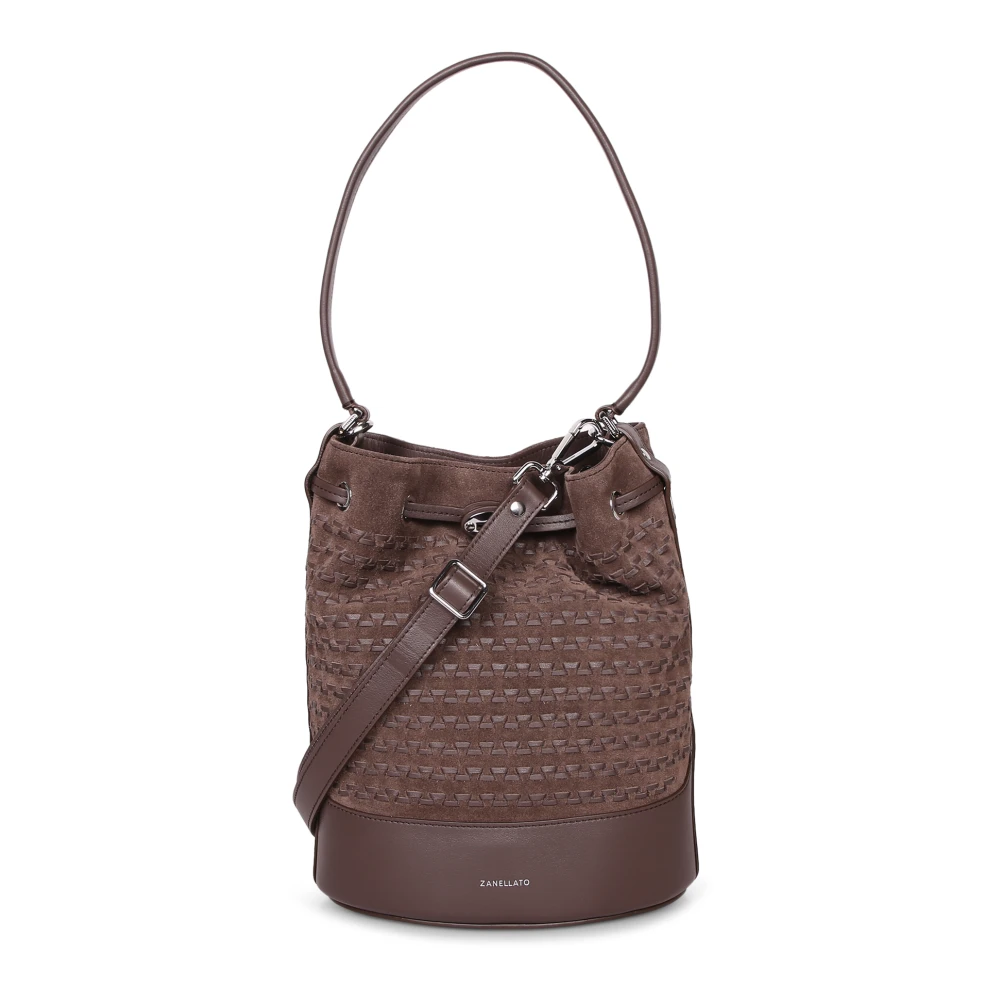 Zanellato Women's Brown Bucket Bags, One Size, Monda' Musiva Bag