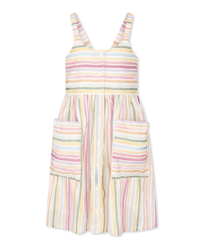 robe-decontractee-a-rayures-multicolores-avec-poches