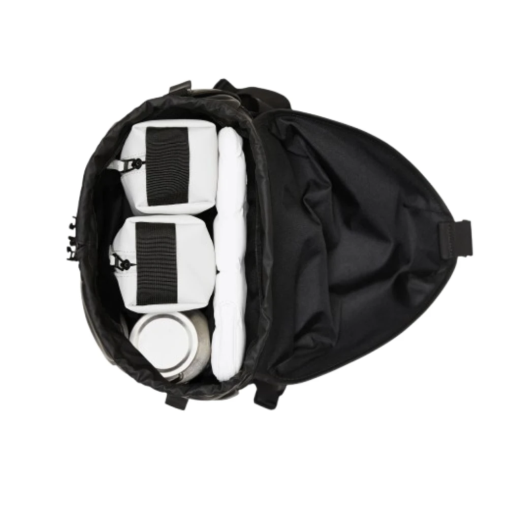 Rains Soft Rounded Bucket Rugzak Black Unisex