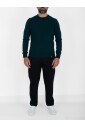 pull-vert-basique-col-rond