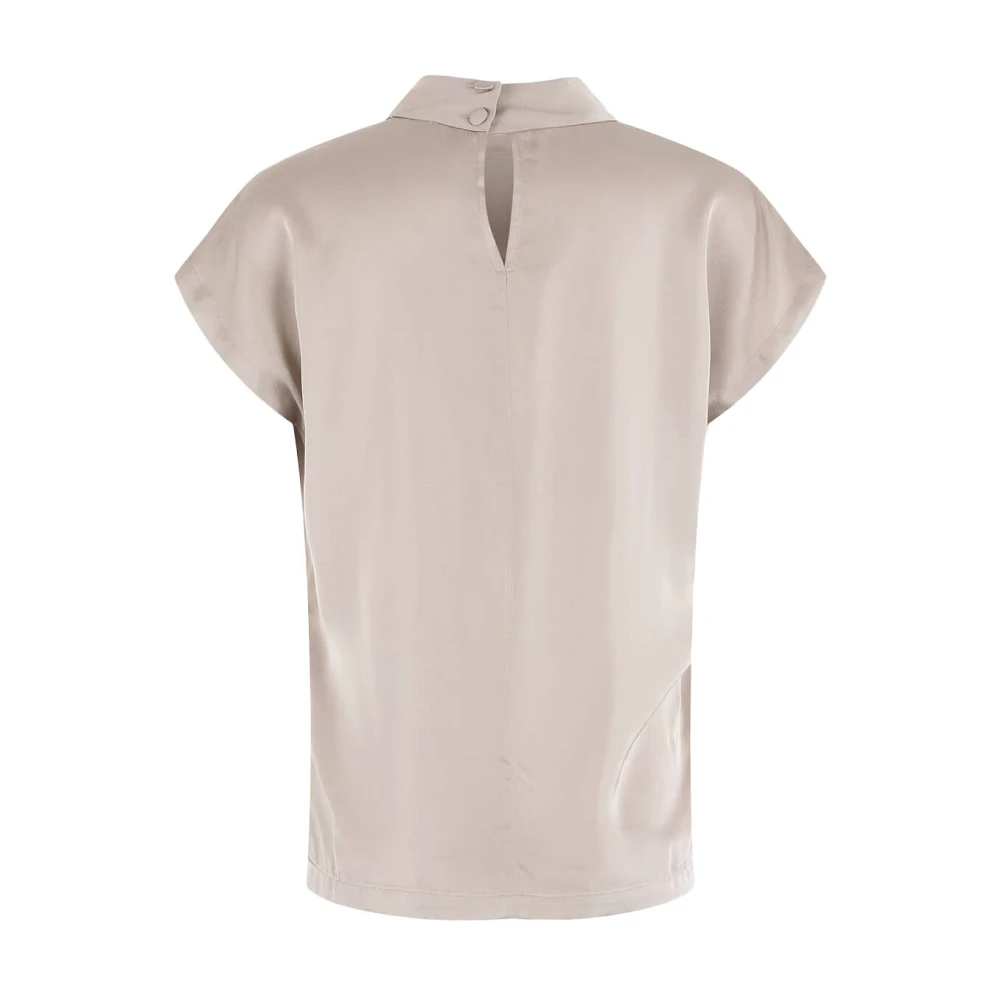 Anna Van Toor Lange mouw blouse Beige Dames