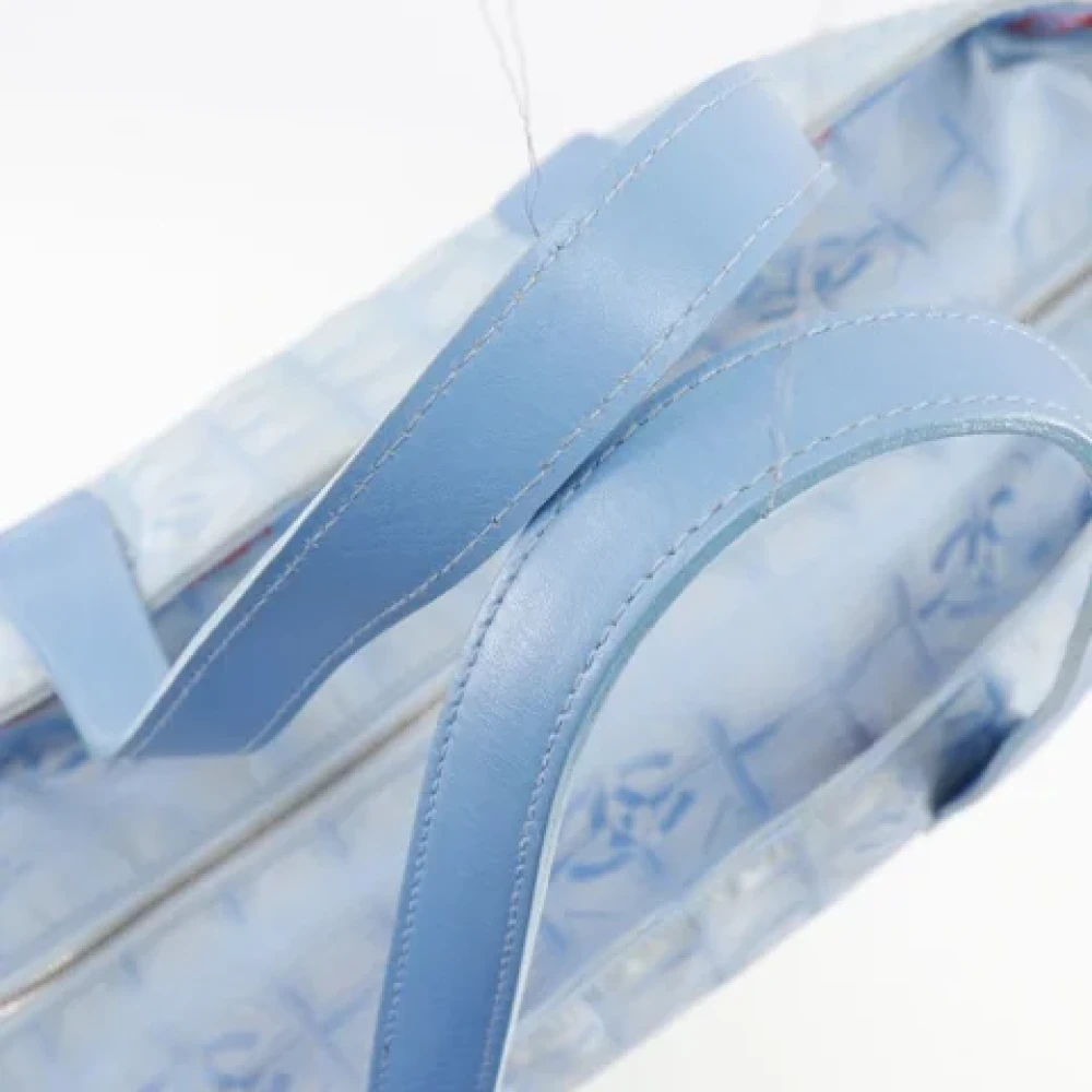 Chanel Vintage Pre-owned Fabric chanel-bags Blue Dames
