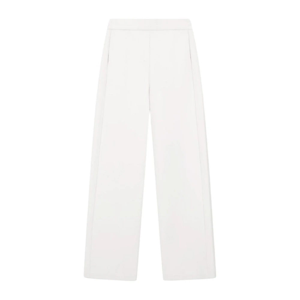 Emporio Armani Women's White Asv Double Jersey Trousers
