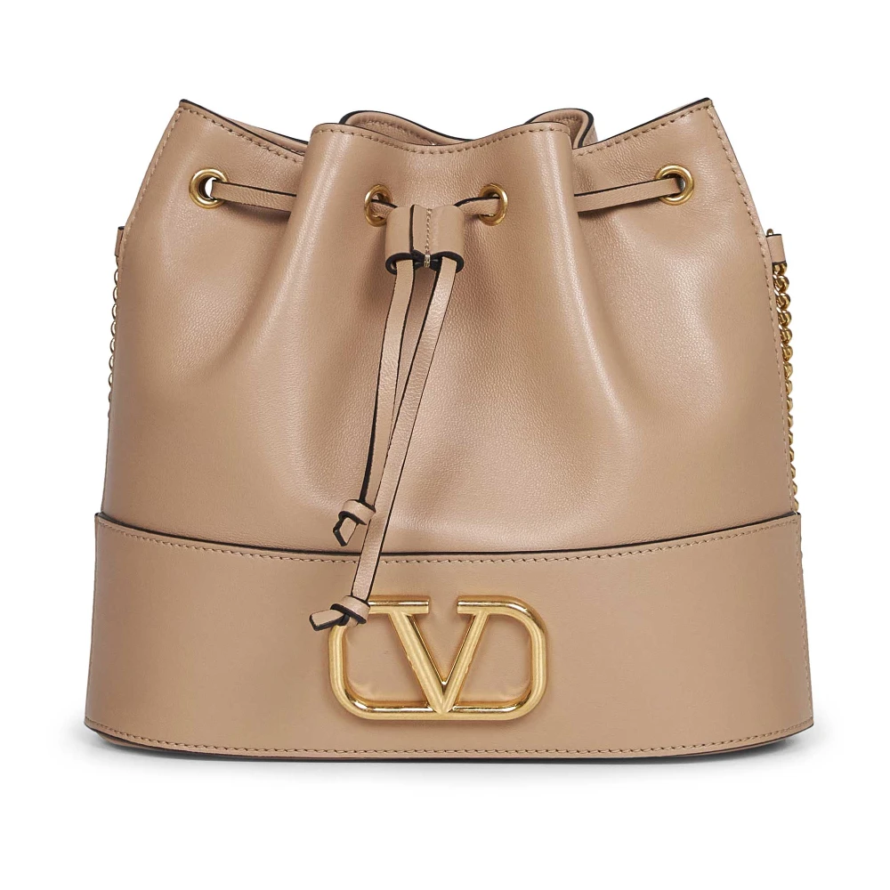 Valentino Garavani Women's Pink Vlogo Signature Mini Bucket Bag
