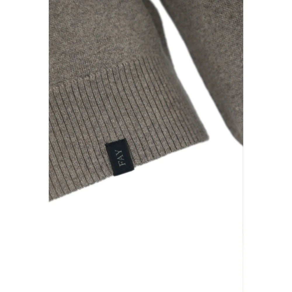 Fay Wollen Coltrui Trui Duif Grijs Gray Heren