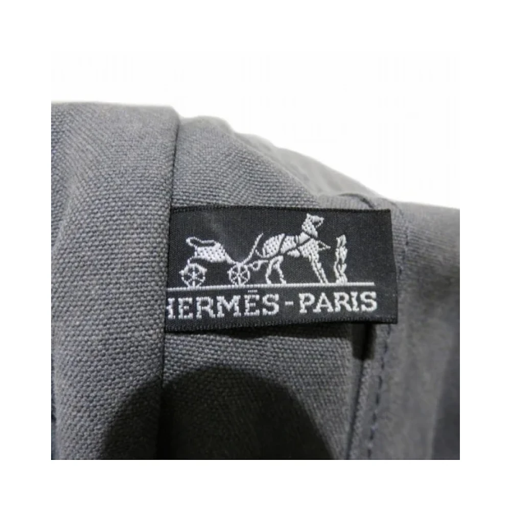 Hermès Vintage Pre-owned Cotton totes Gray Dames