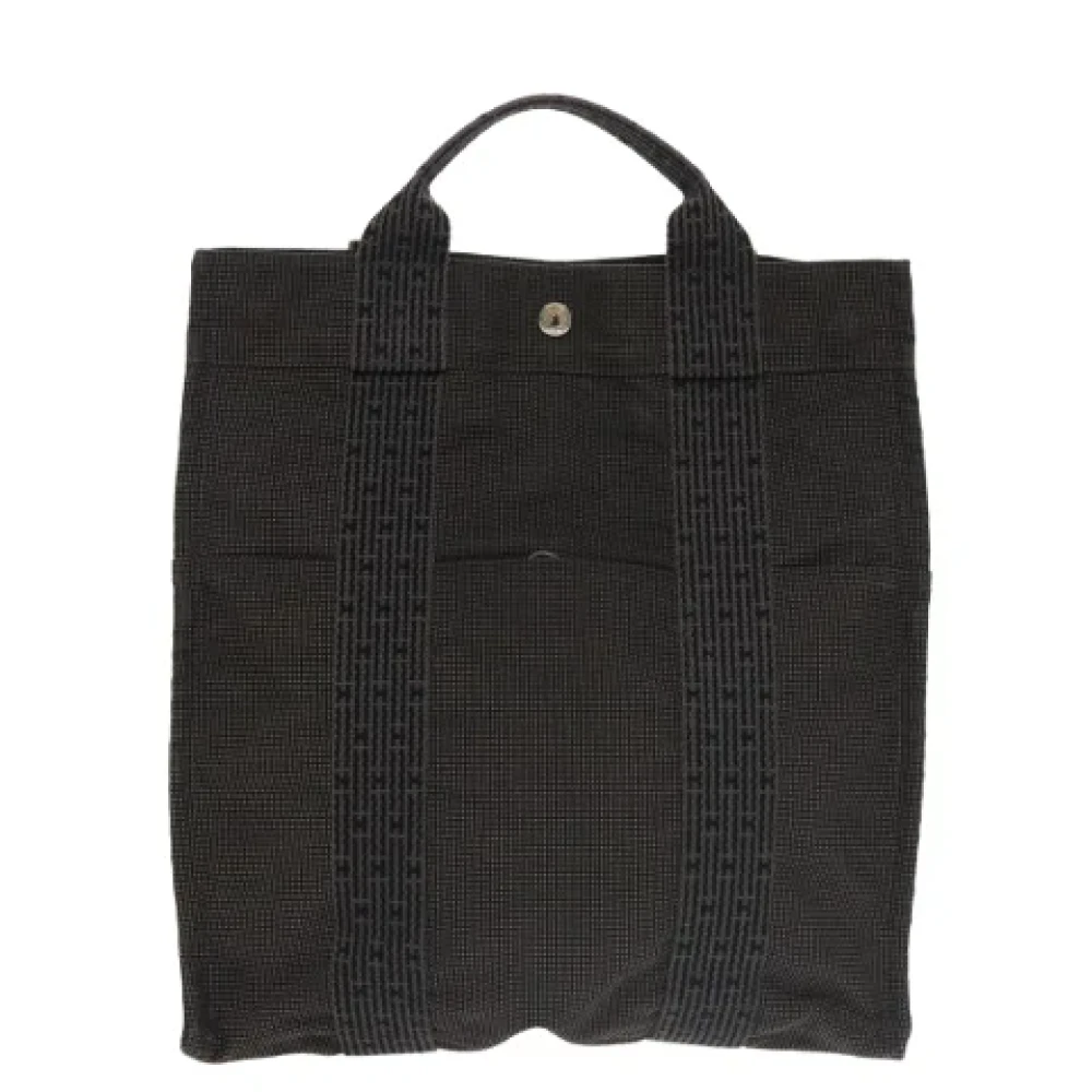Hermès Vintage Pre-owned Canvas handbags Brown Dames