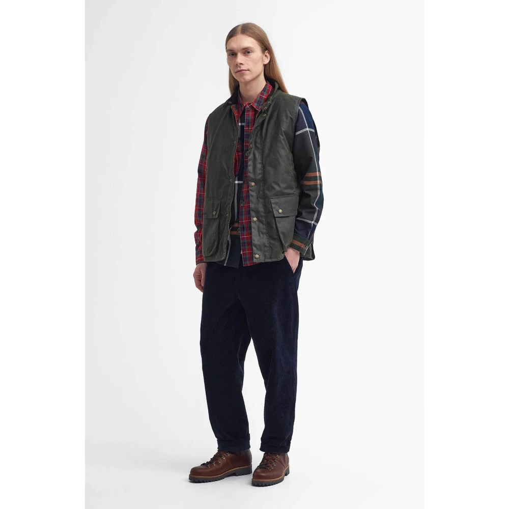 Baracuta Heritage Style Gilet Green Heren