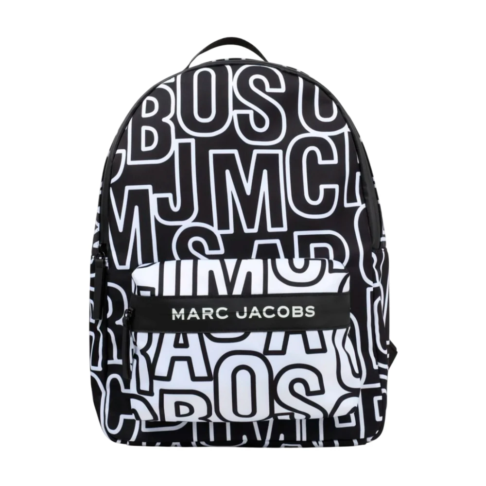 Marc Jacobs Moderne Bicolor Rugzak met Logoprint Black Heren
