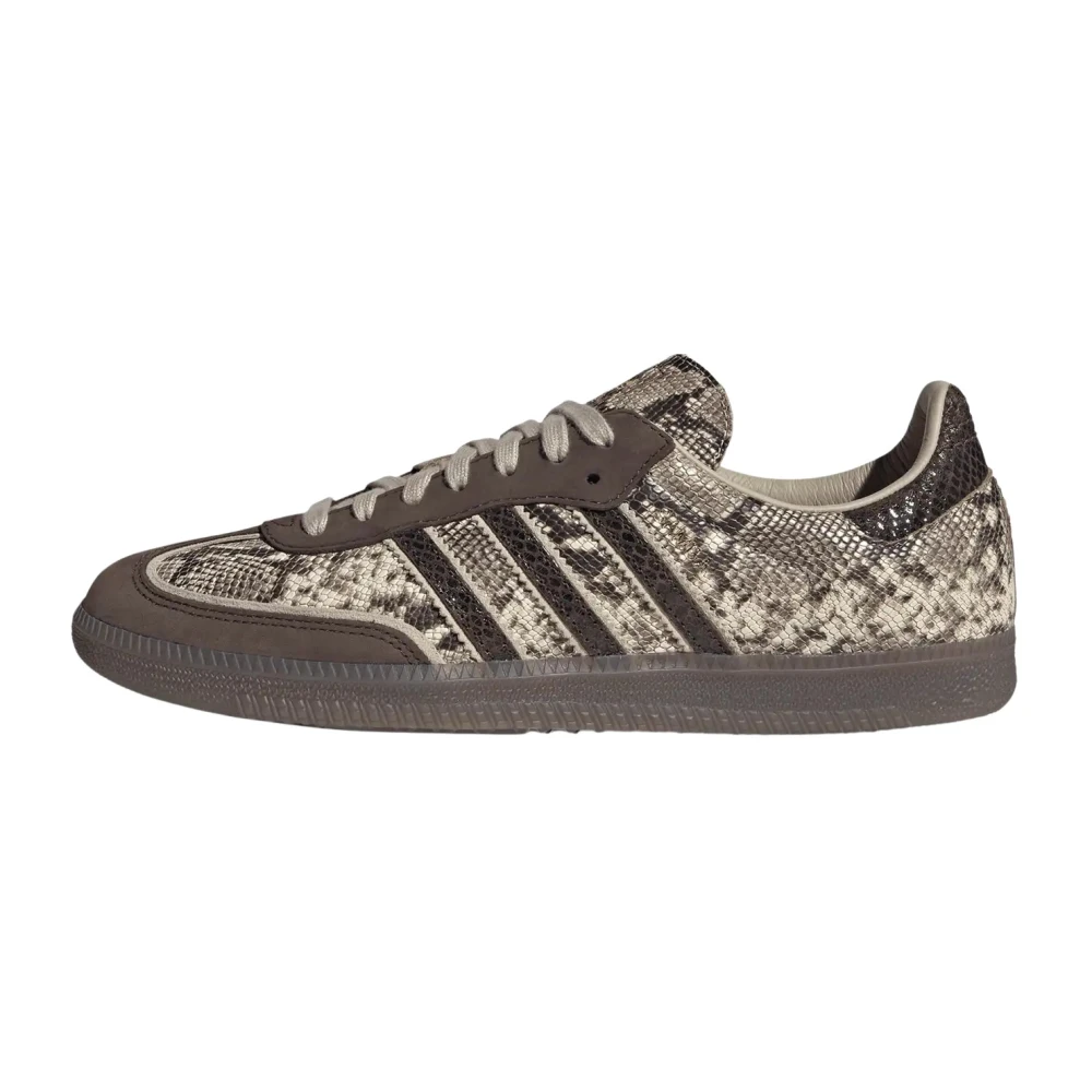 Adidas Women's Brown Samba Og Sneaker (Snake /Khaki Three/Gum5 - 5.5) - Size 5.5 - Image 5