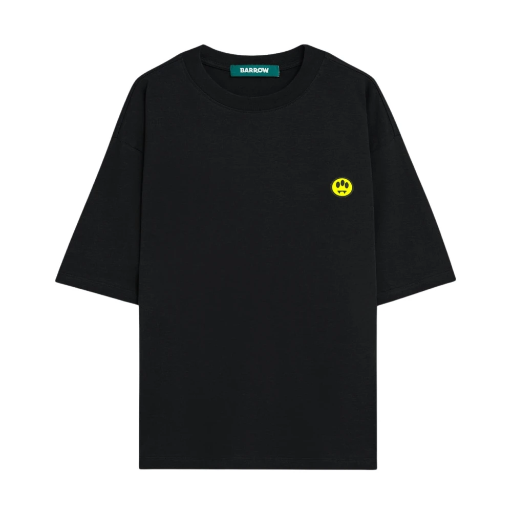 Barrow Black T-Shirts, Male, M, Iconic Jersey T-Shirt