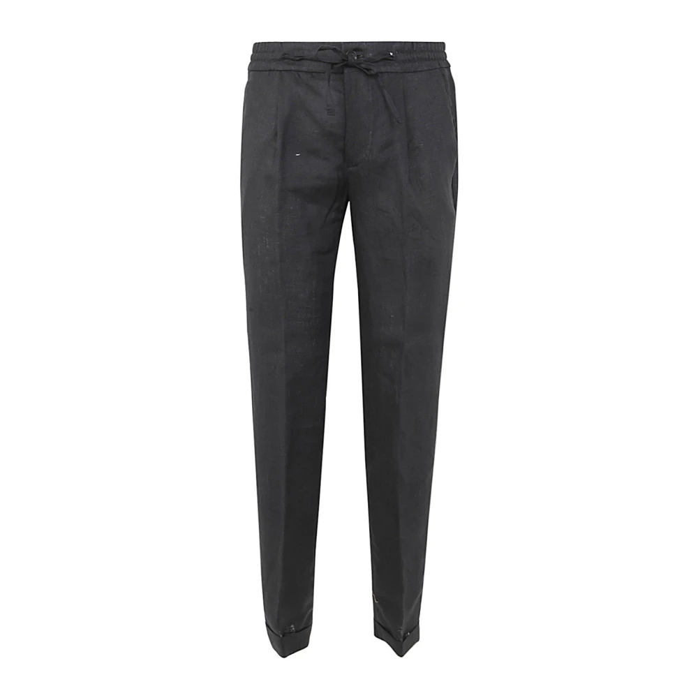 Michael Coal Stijlvolle trekkoordbroek Black Heren
