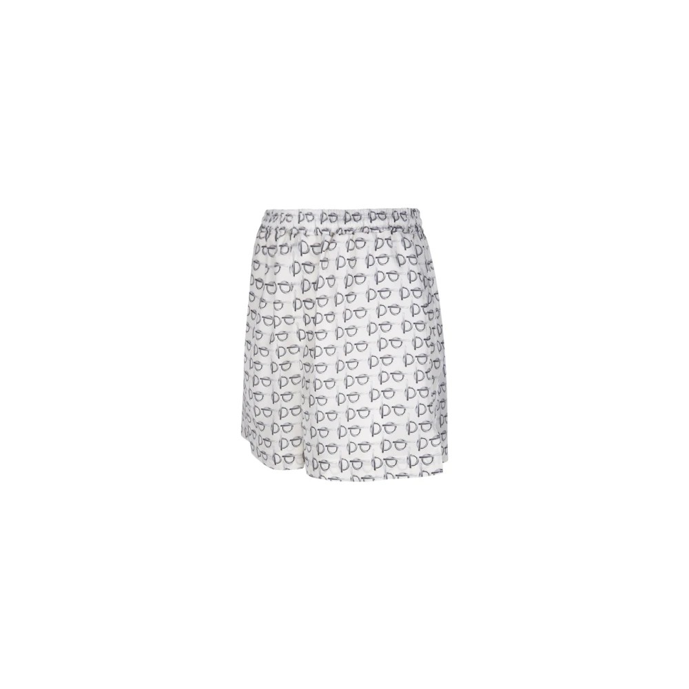 Burberry Zilver Wit SIP Shorts White Dames