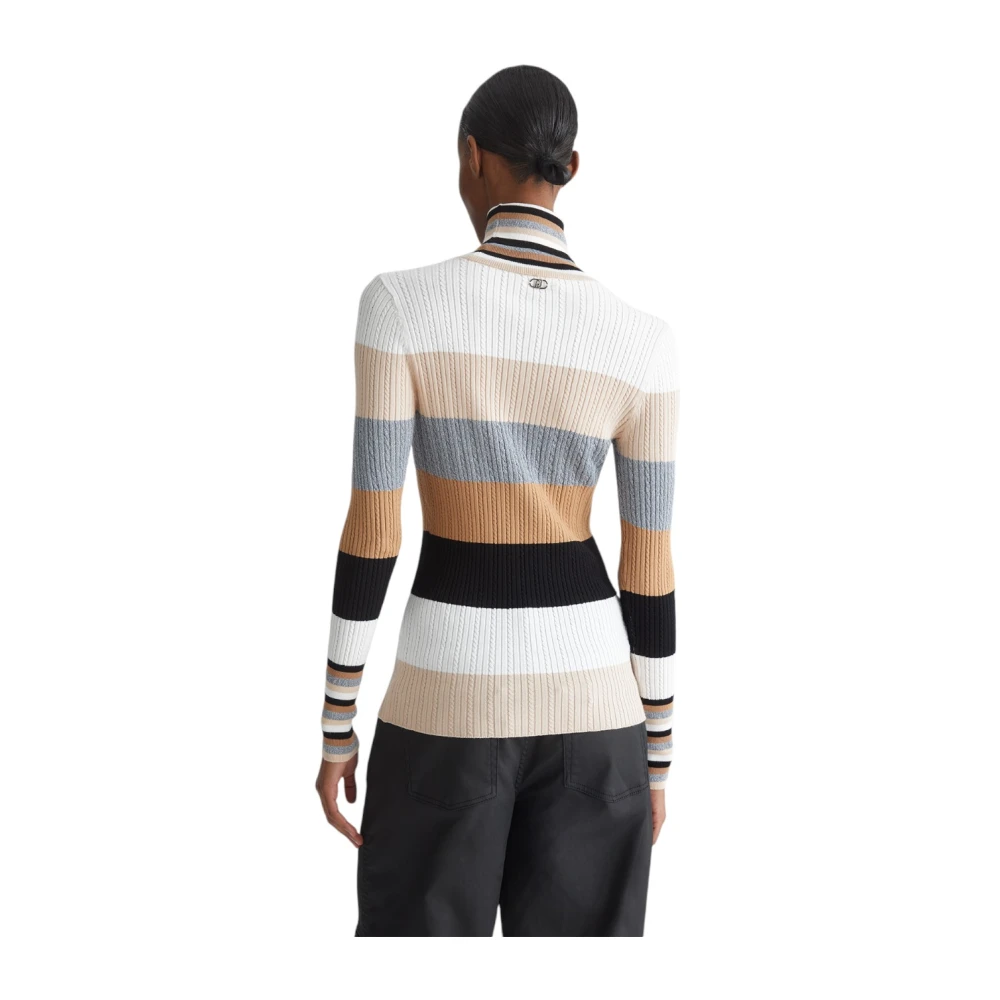 Liu Jo Stijlvolle Gebreide Top Multicolor Dames