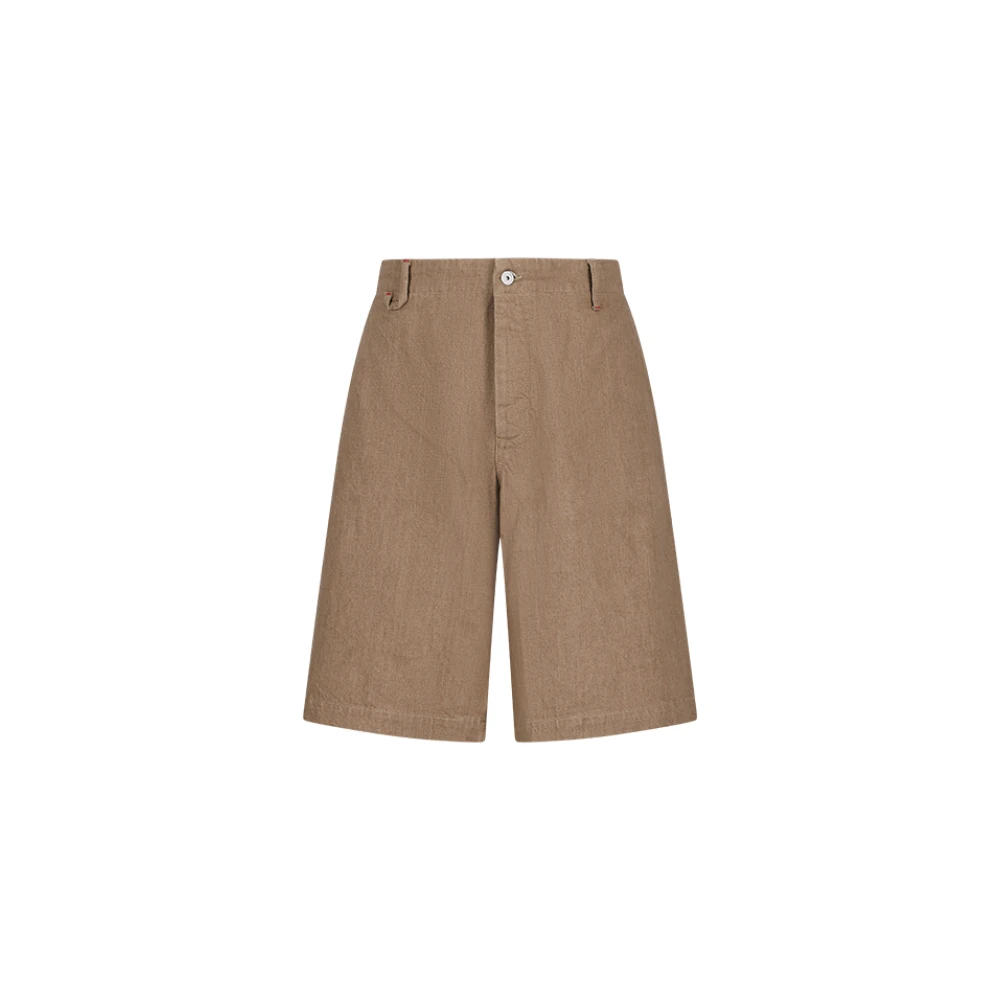 Jacquemus Men's Beige Le Short De-Nîmes Pastro