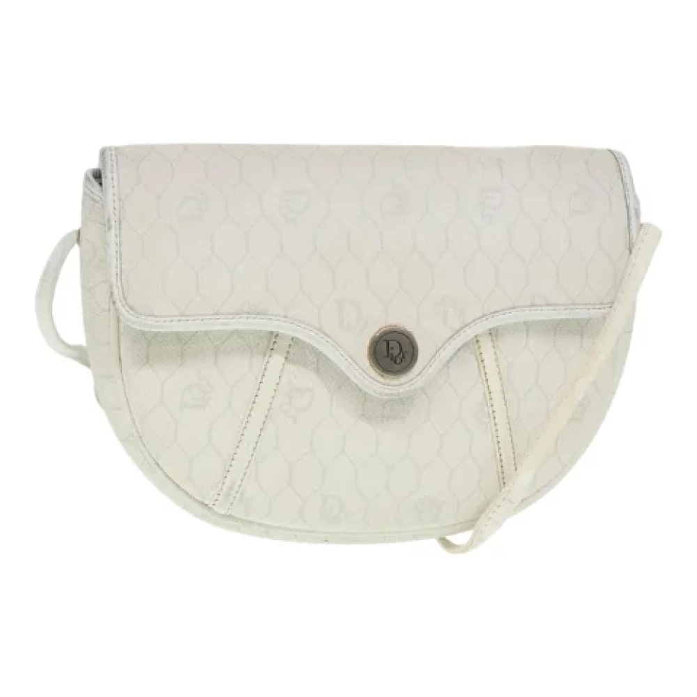 Dior Vintage Pre-owned Canvas dior-bags White Dames