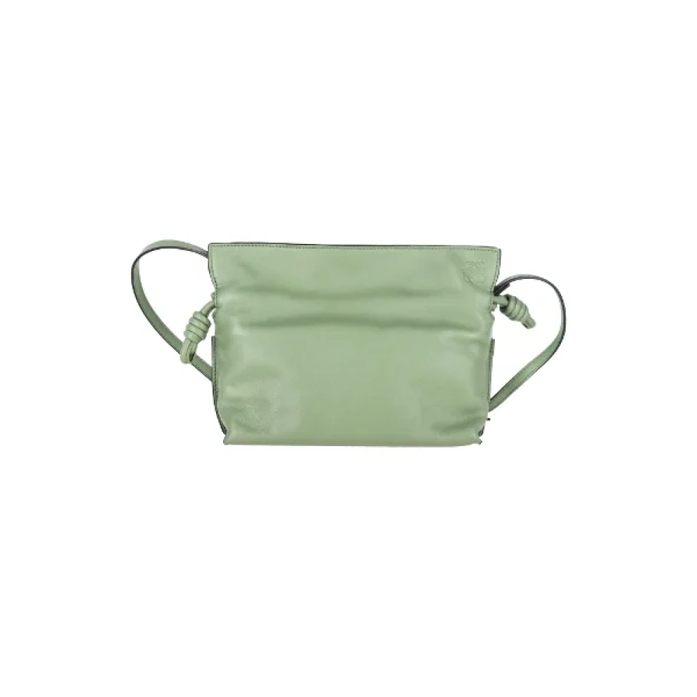 Loewe Pre-owned Leather handbags Green Dames