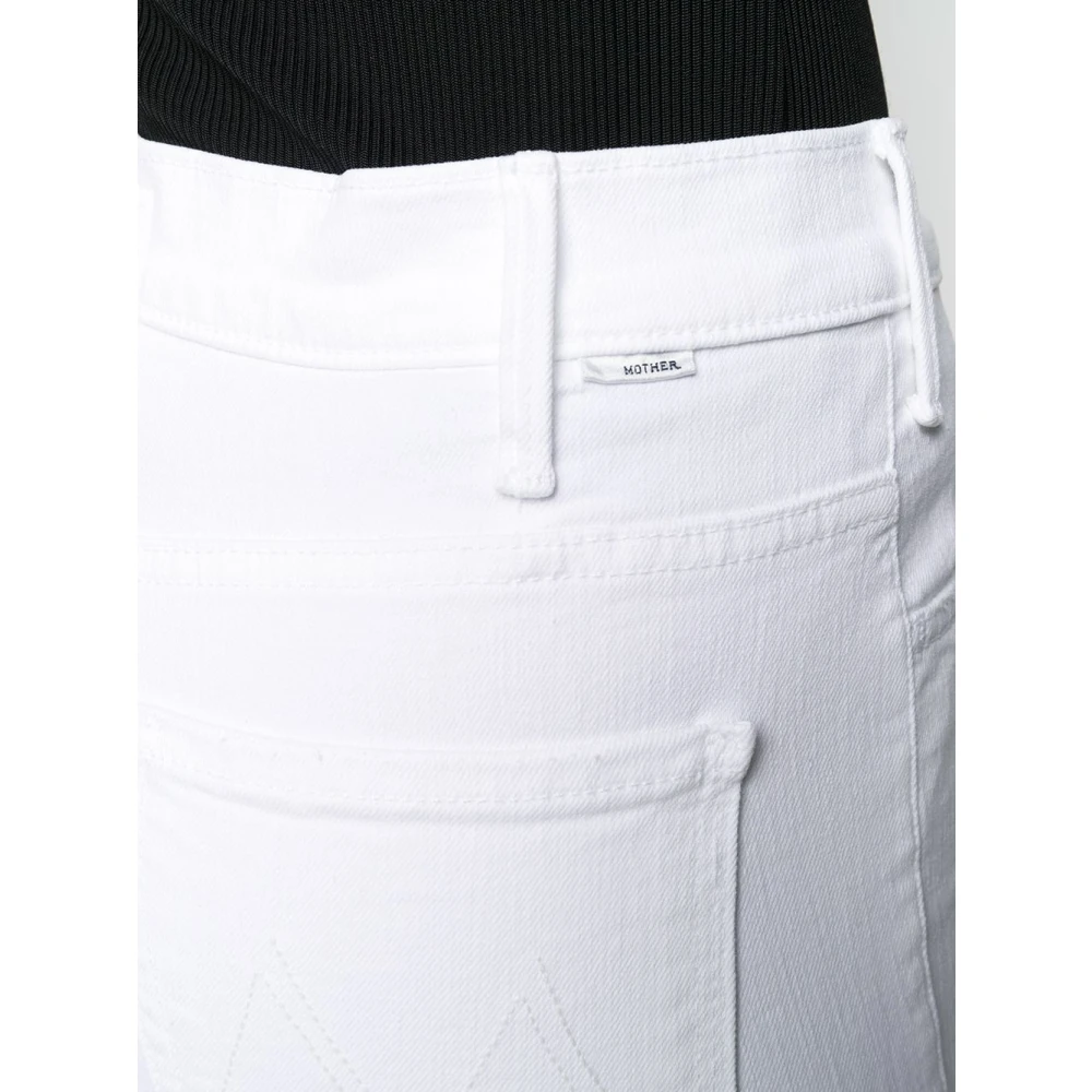 Mother Witte Dames Jeans White Dames