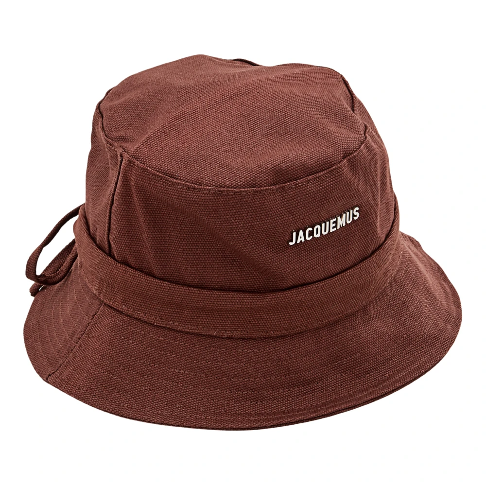 Jacquemus Unisex Brown Gadjo Bucket Hat - Accessories - 58 Cm - Accessories