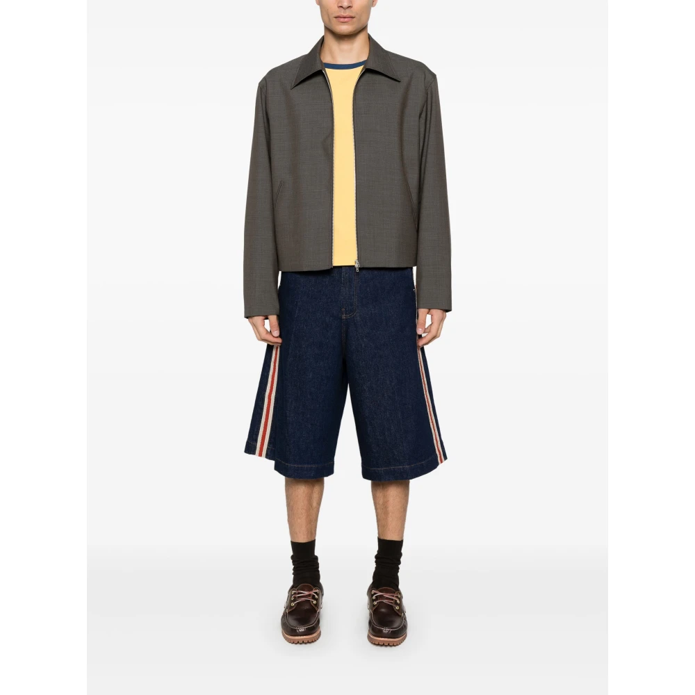 Wales Bonner Denim Shorts Blue Heren