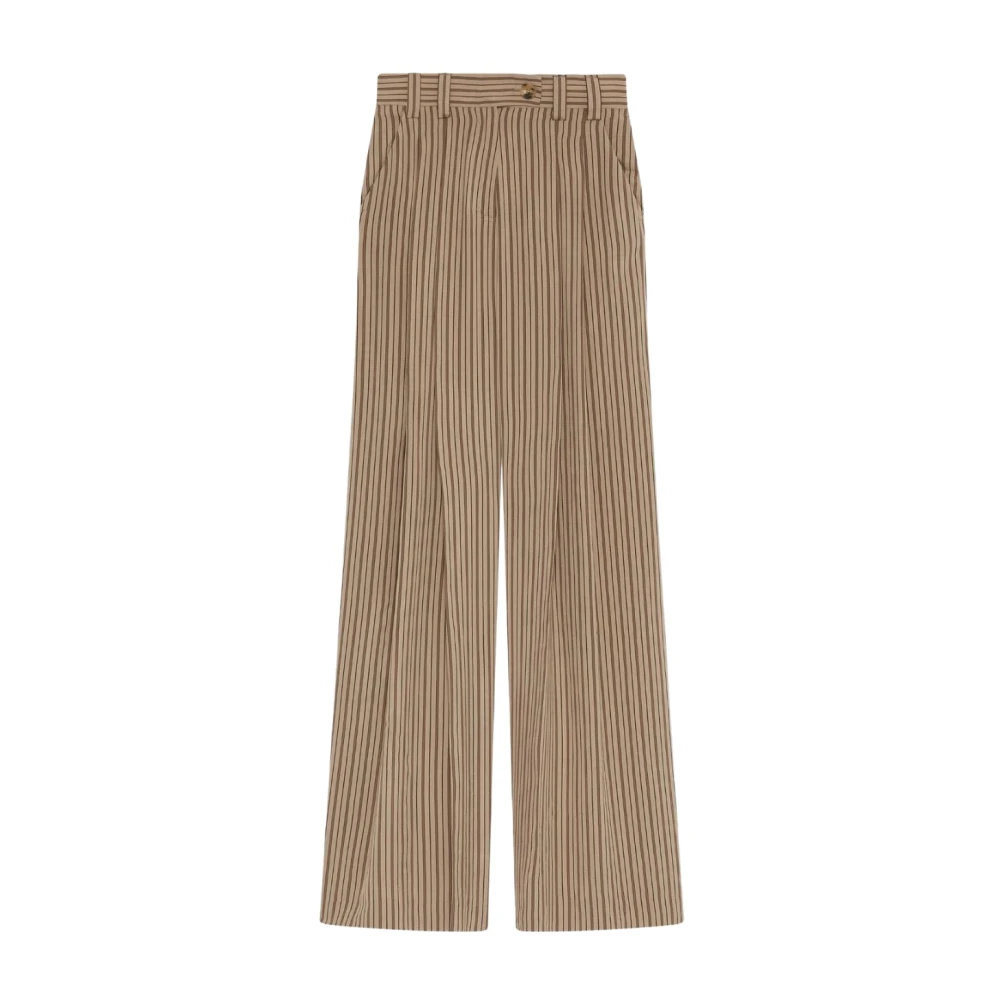 Marella Femme Marron - Wide Pantalons - Pantalons - Brun - Taille: 34 Fr
