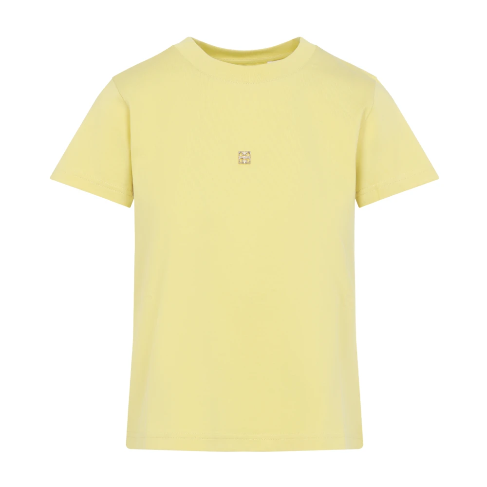 Givenchy Bow Back Tee Yellow Dames
