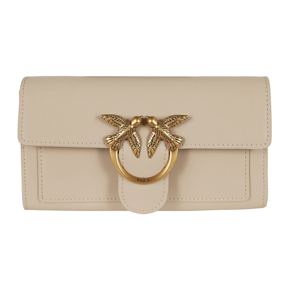 Pinko Nude Neutrals Accessoires Portemonnee Chic Beige Dames
