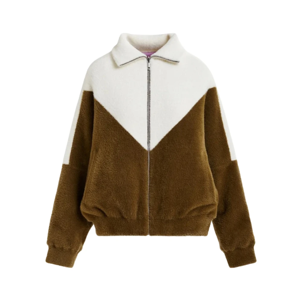 Essentiel Antwerp Omkeerbare Oversized Hart Gewatteerde Jas Multicolor Dames