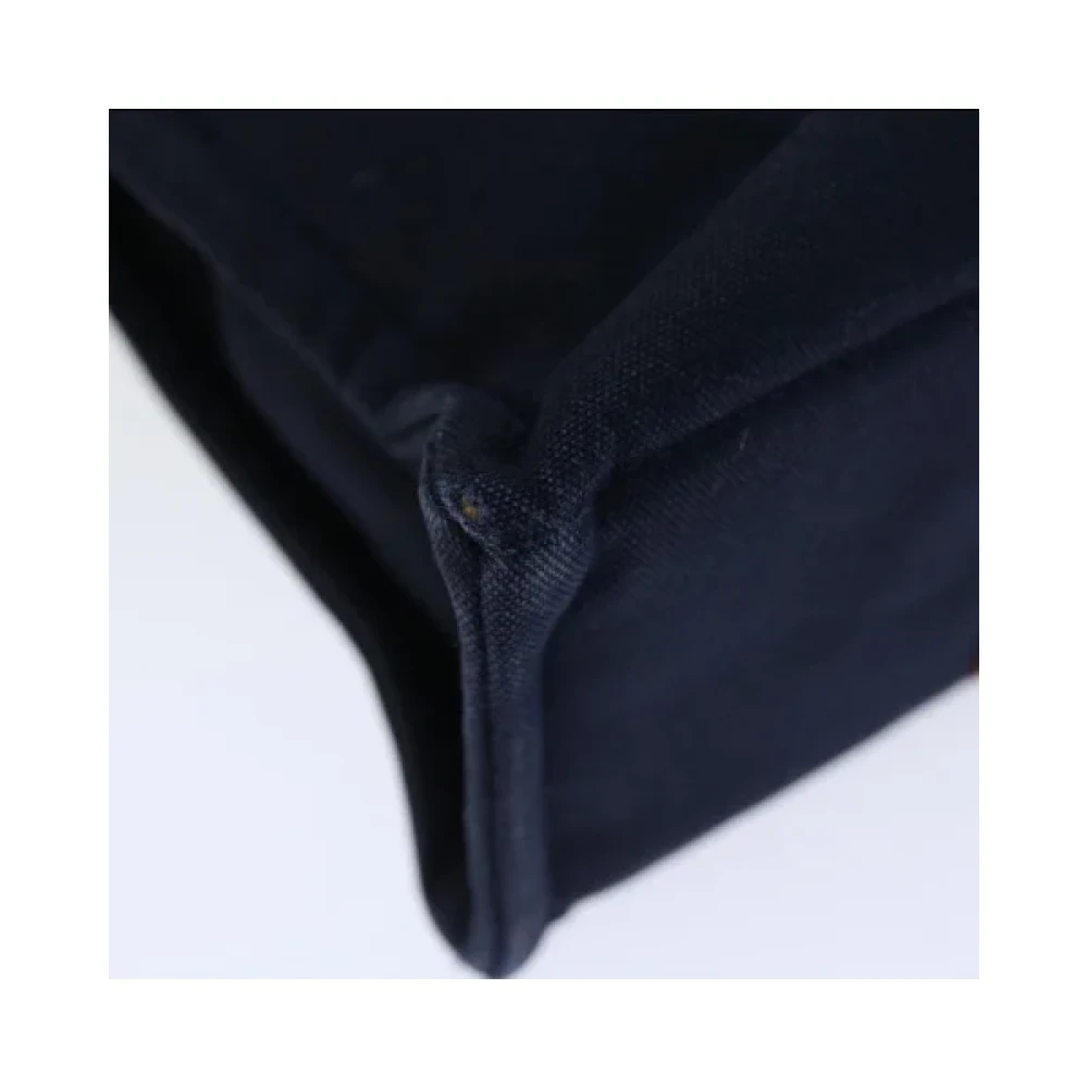 Hermès Vintage Pre-owned Canvas handbags Blue Dames