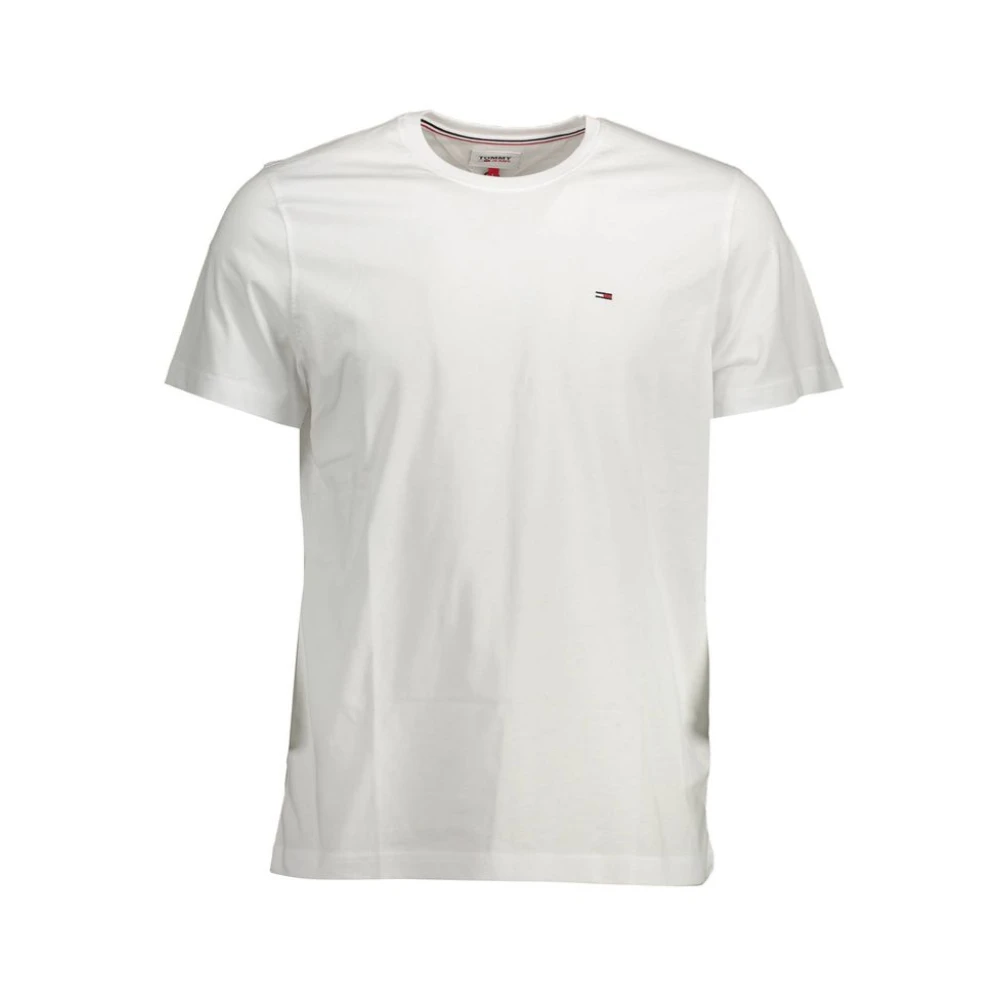 Tommy Jeans White Orignal Jersey T-Shirt In - M - Image 4